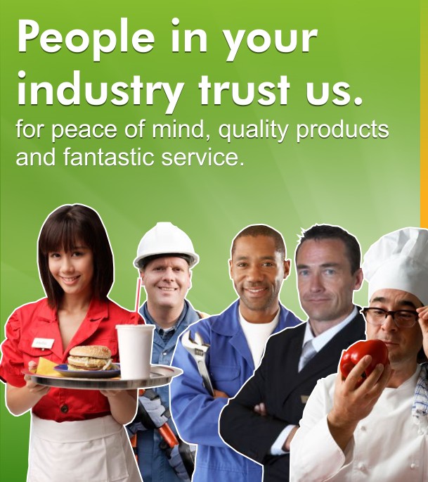 People in your industry trust us People in your industry trust us